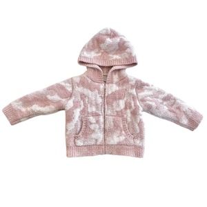 Barefoot Dreams Baby Girl CozyChic Camo Full Zip Hoodie 12-18M